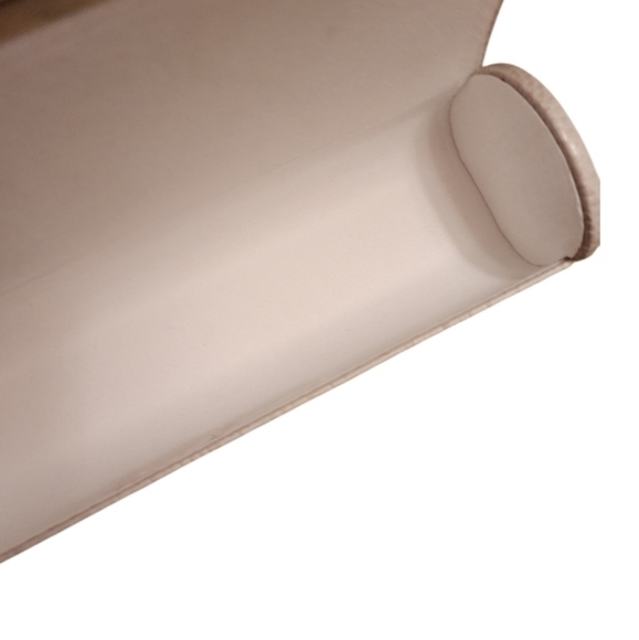 JIMMY CHOO Sunglasses Hard Case  Taupe Embossed Snakeskin with Gold Logo - Picture 2 of 13